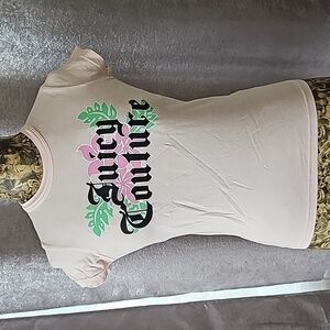 NWT Original Juicy Couture Graphic Shirt - Size Medium - Crystal Pink